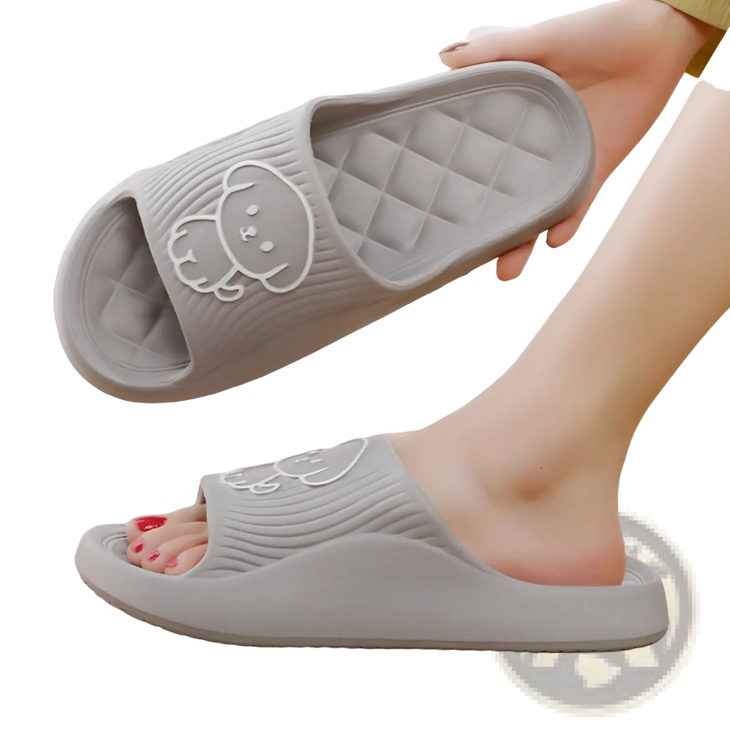 Dog Cartoon Slide Sandals Non Slip Eva House Shoes