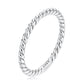 925 Sterling Silver Oxidized Ring Size 6.0 for Women