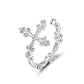 S925 Sterling Silver 0.4cm Width Pavé Setting CZ Ring