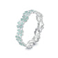 925 Sterling Silver Enamel and Platinum Plated Ring Size 6 for Women