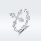 S925 Sterling Silver 0.4cm Width Pavé Setting CZ Ring
