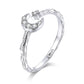 925 Sterling Silver Custom Ring with Pavé Setting CZ