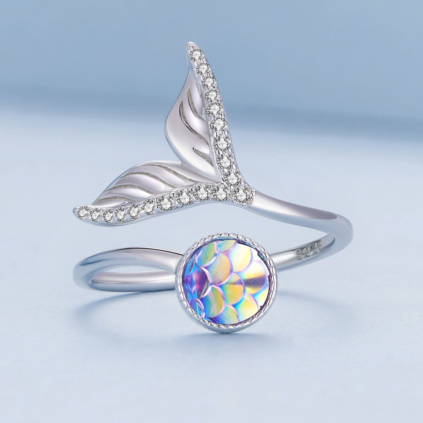 S925 Sterling Silver Pav�� Setting CZ Ring for Women