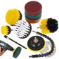 Drill Brush Attachment Set for Kitchen and Car Cleaning