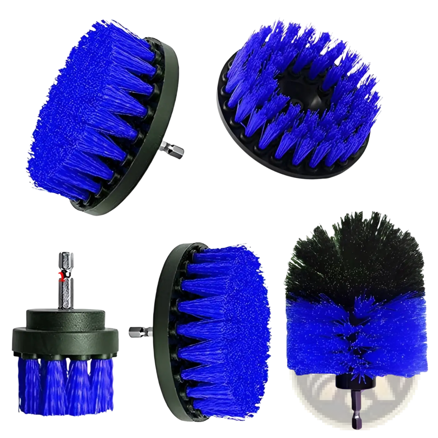 Drill Brush Attachment Set for Kitchen and Car Cleaning