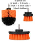 Drill Brush Attachment Set for Kitchen and Car Cleaning