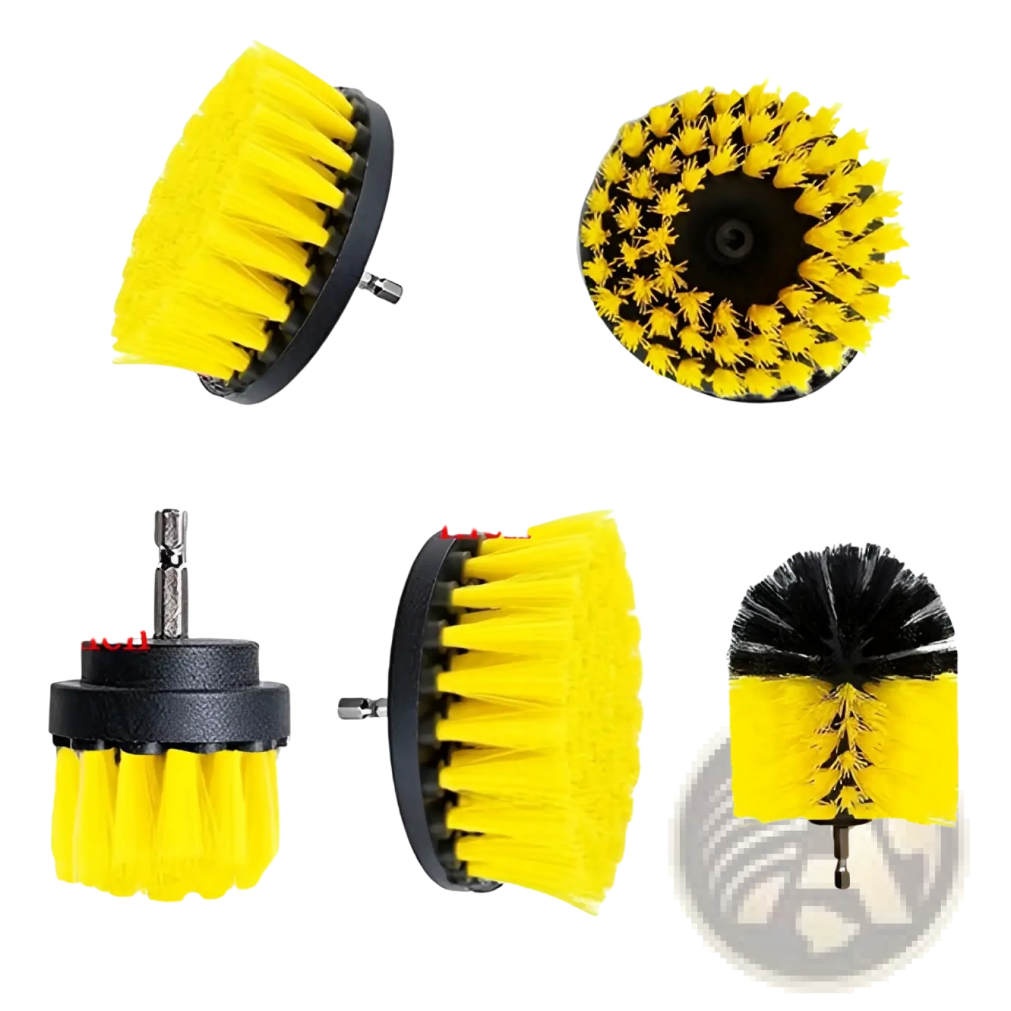 Drill Brush Attachment Set for Kitchen and Car Cleaning