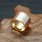 Homvare Women’s Gold Plated Handmade Enamel Ring Size 6
