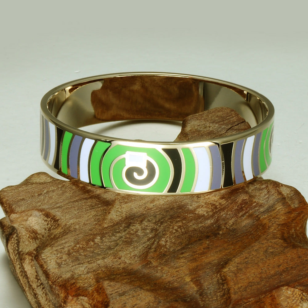 Homvare Women’s Gold Plated Enamel Bracelet