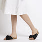 Ulla Johnson Women's Suede Bow Sandal Black Size 35"