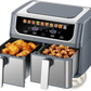 Dual Basket Air Fryer 9.5 Quart with 10 Presets