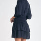 Elan - Smocked Satin Dress