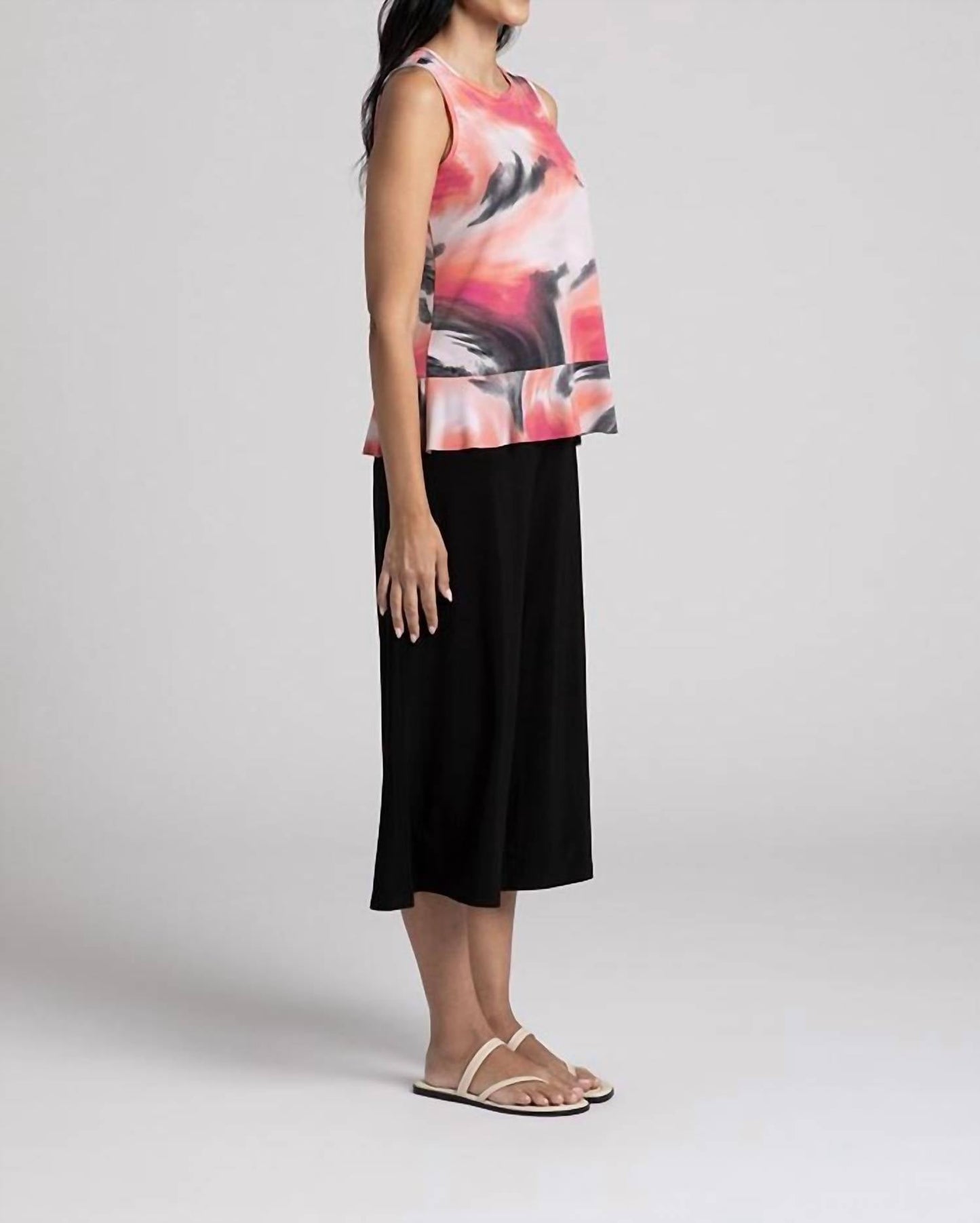 Sympli - Sleeveless Peplum Top