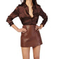 Cami Nyc - Cillian Genuine Leather Mini Skirt