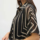 Joseph Ribkoff - Chiffon Geometric Print Blouse