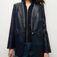 Veronica Beard - Vega Leather Dickey Jacket