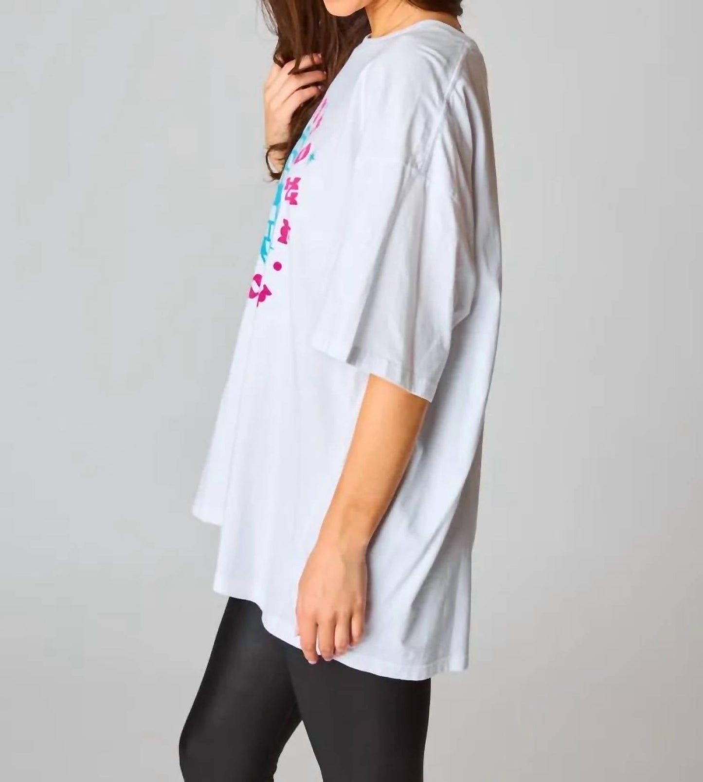 Buddylove - Marshall Rhinestone Cowgirl Oversized Tee
