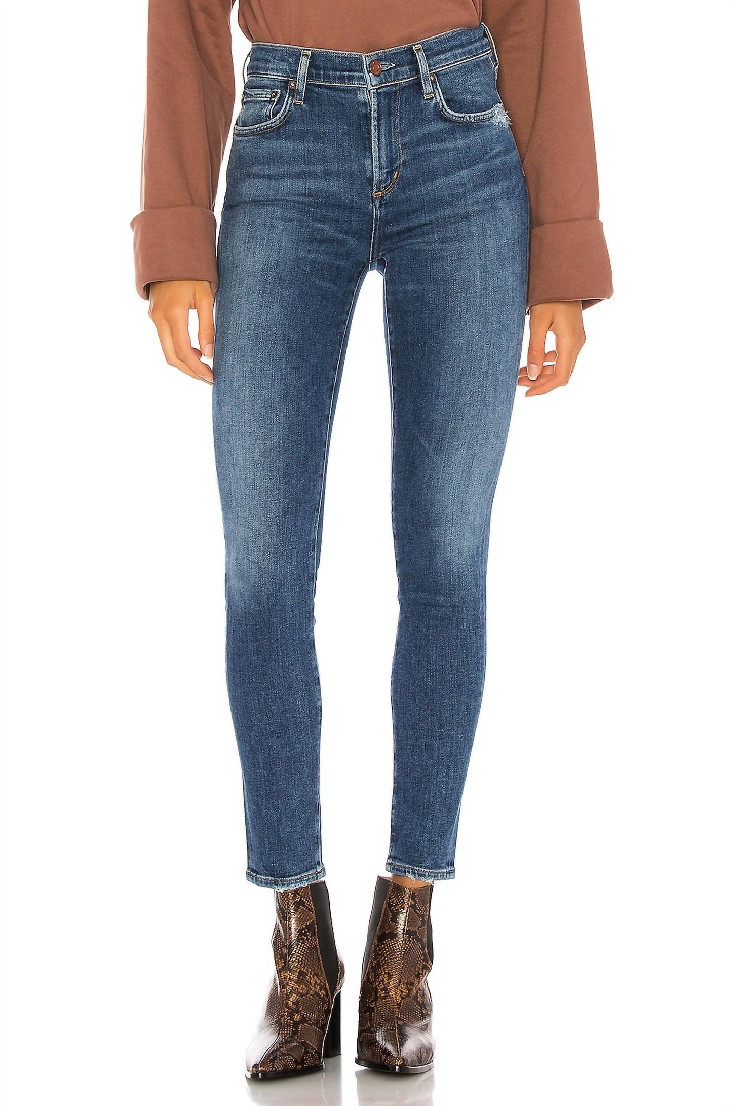 Agolde - SOPHIE MID RISE ANKLE SKINNY JEAN