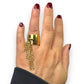 Jagged Halo Jewelry - Women's Tassel Ring