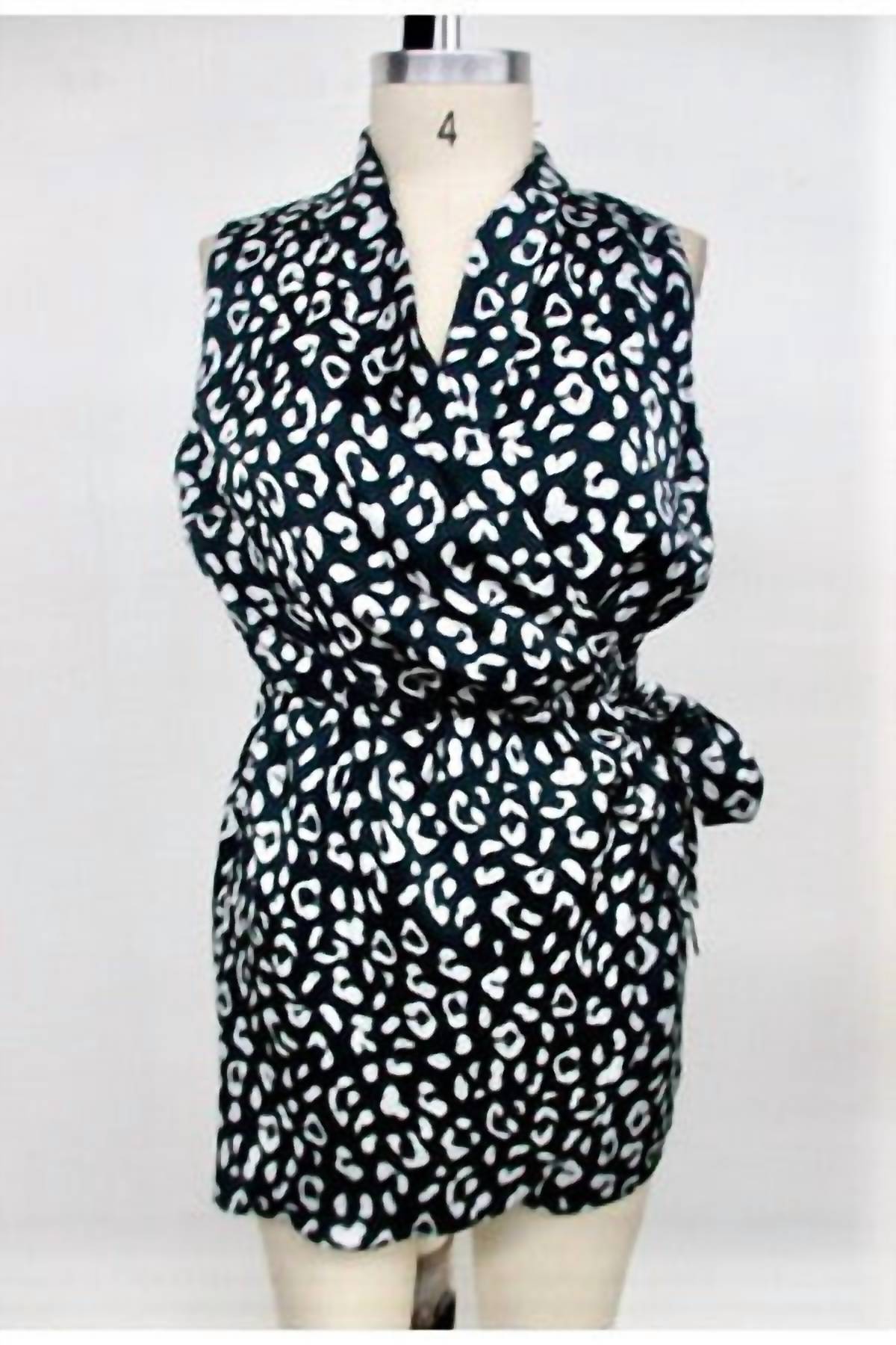 124 Voltaire - Women's Animal Print Romper