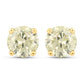 1.12 Carat Genuine LB Diamond 14K Yellow Gold Earrings