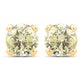 1.02 Carat Genuine LB Diamond 14K Yellow Gold Earrings
