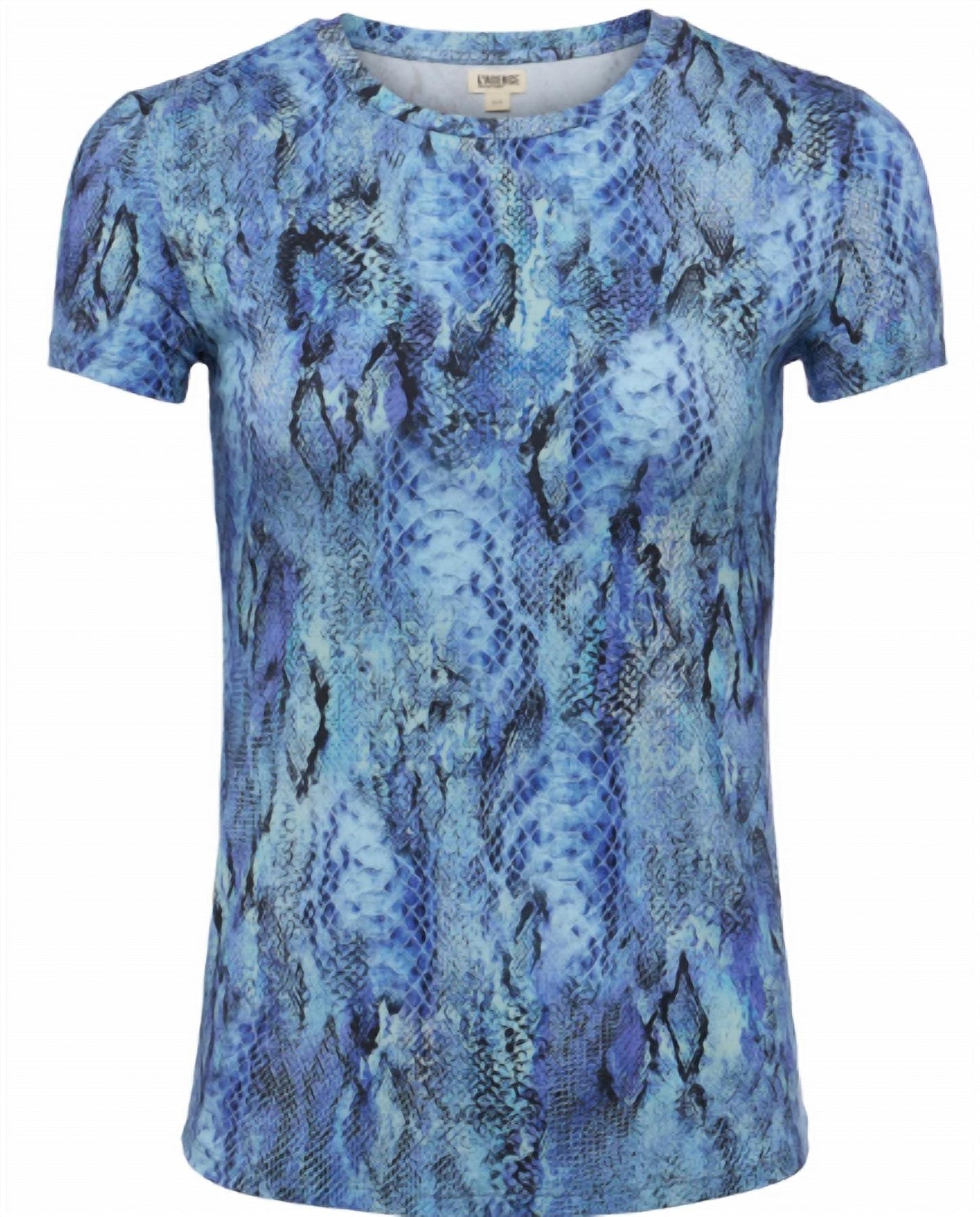L'Agence - Ressi Crew Neck Snake Print Tee