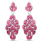 4.12 Carat Genuine Ruby .925 Sterling Silver Earrings