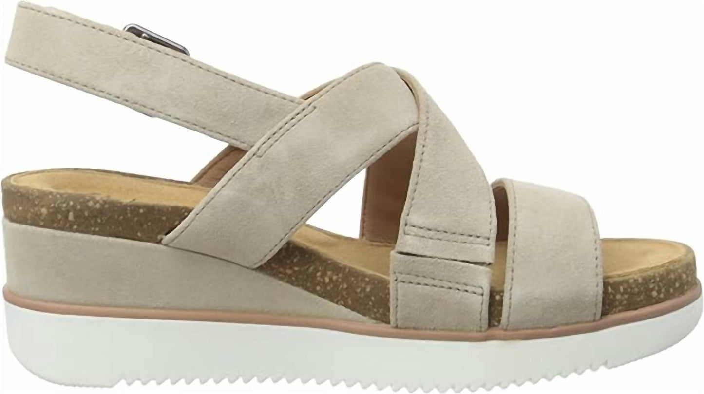 Clarks - Women Lizby Cross Wedge Sandals