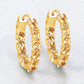 3.20 Carat Genuine Citrine .925 Sterling Silver Earrings