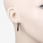 4.00 Carat Genuine Garnet .925 Sterling Silver Earrings