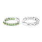 3.40 Carat Genuine Peridot .925 Sterling Silver Earrings