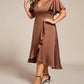 Ever-Pretty - Elegant Satin Midi Dress