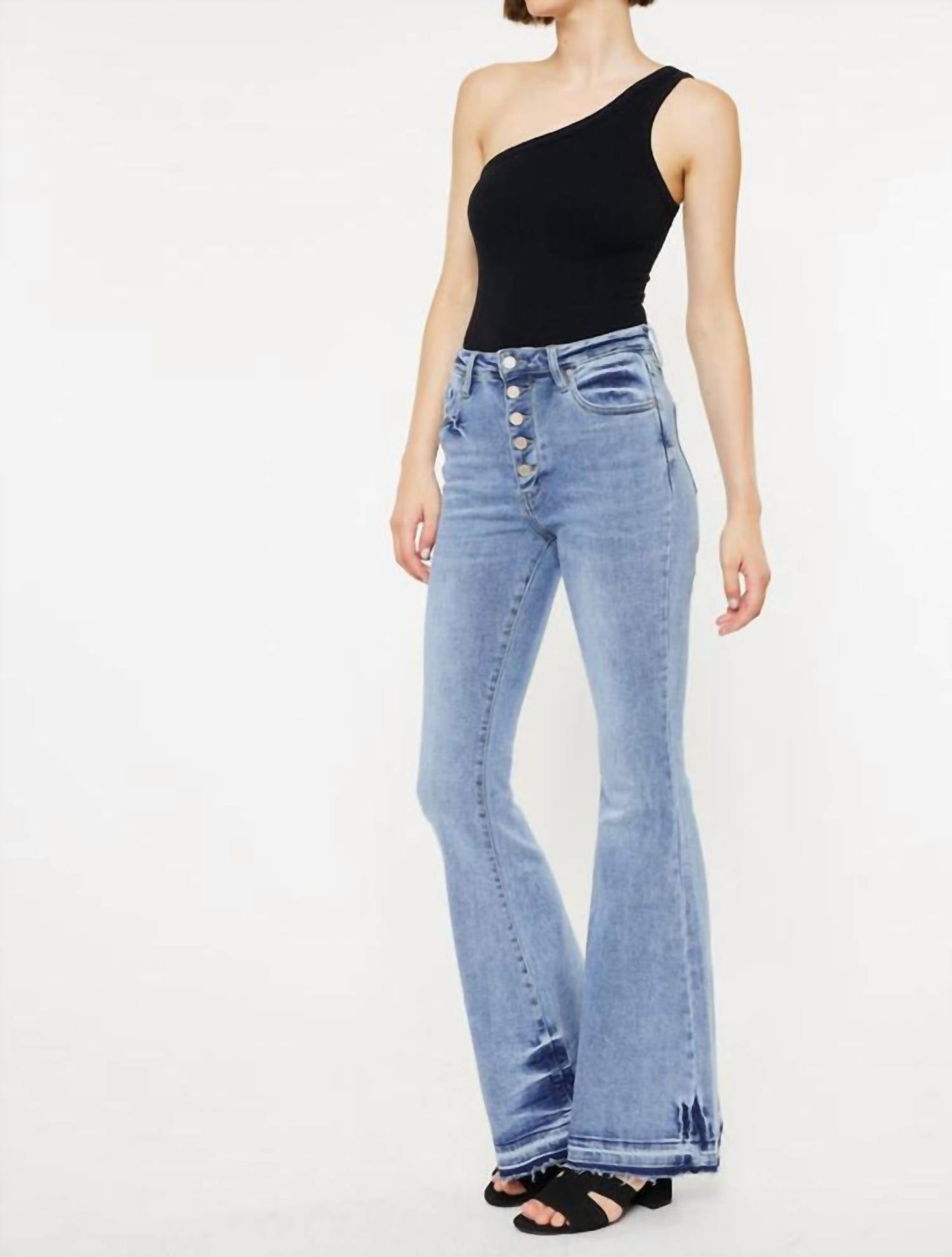Kancan - Zoey High Rise Super Flare Jeans