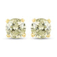 1.15 Carat Genuine LB Diamond 14K Yellow Gold Earrings