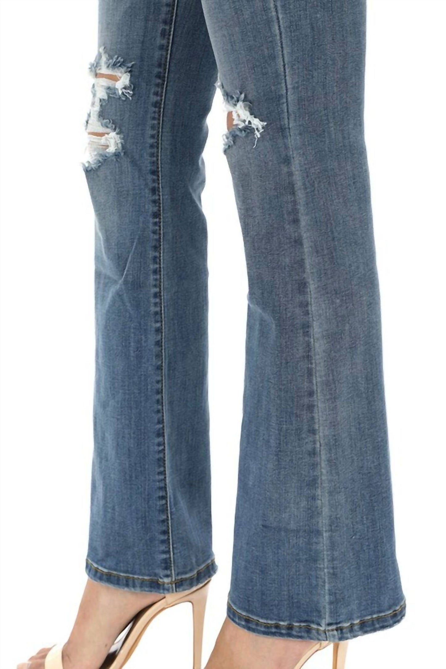Judy Blue - Boot Cut Destructed Jean - Plus Size