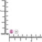 1.30 Carat Genuine Pink Sapphire 10K White Gold Earrings