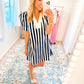 2.7 August Apparel - Stripe Dress
