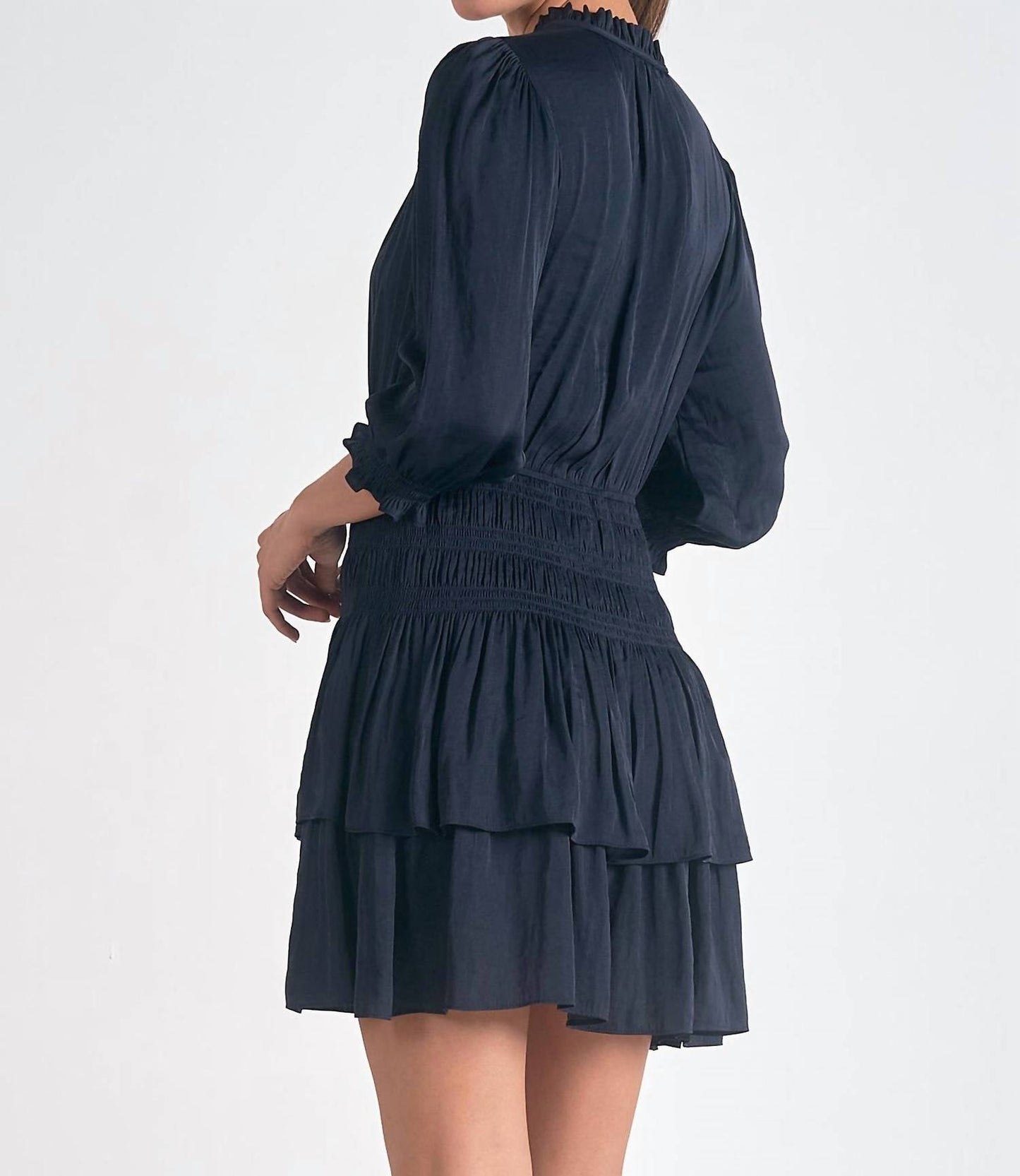 Elan - Tie Neck Dress