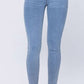 Judy Blue - Mid Rise Light Wash Skinny Jeggings