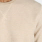 Jachs New York - Striped Sustainable Fleece Crewneck Sweatshirt