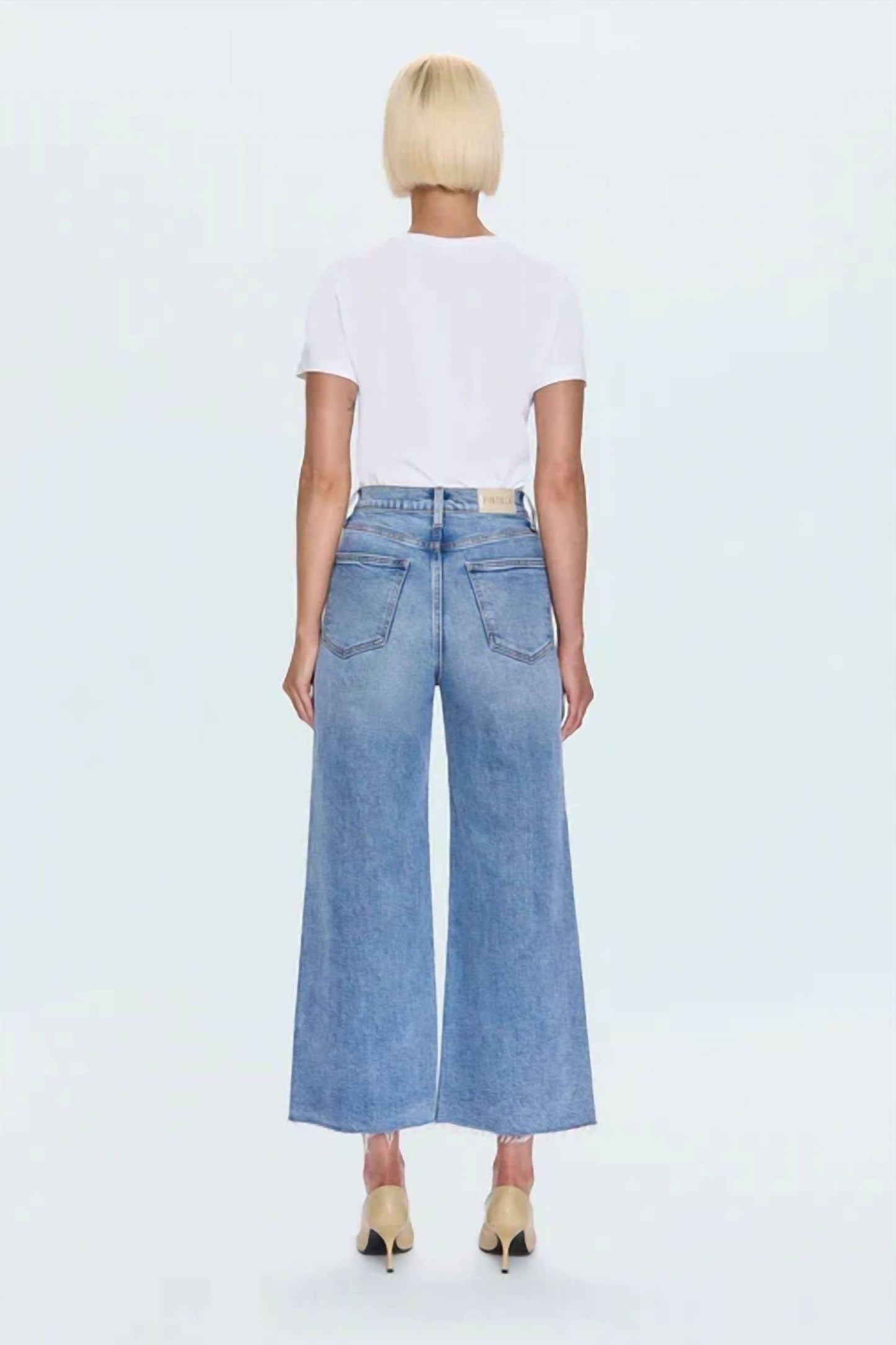 Pistola - Lana Crop High Rise Ultra Wide Leg Jeans