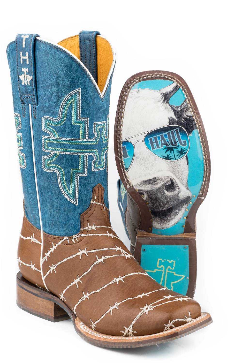 Tin Haul - Women's Hands Off With Deja Moo Sole Boots