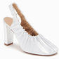 उल्ला जॉनसन - महिलाओं के लूसिया लेदर रूशेड हाई हील्ड शूज़