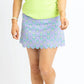 Karlie - Block Floral Scallop Kourt Skort