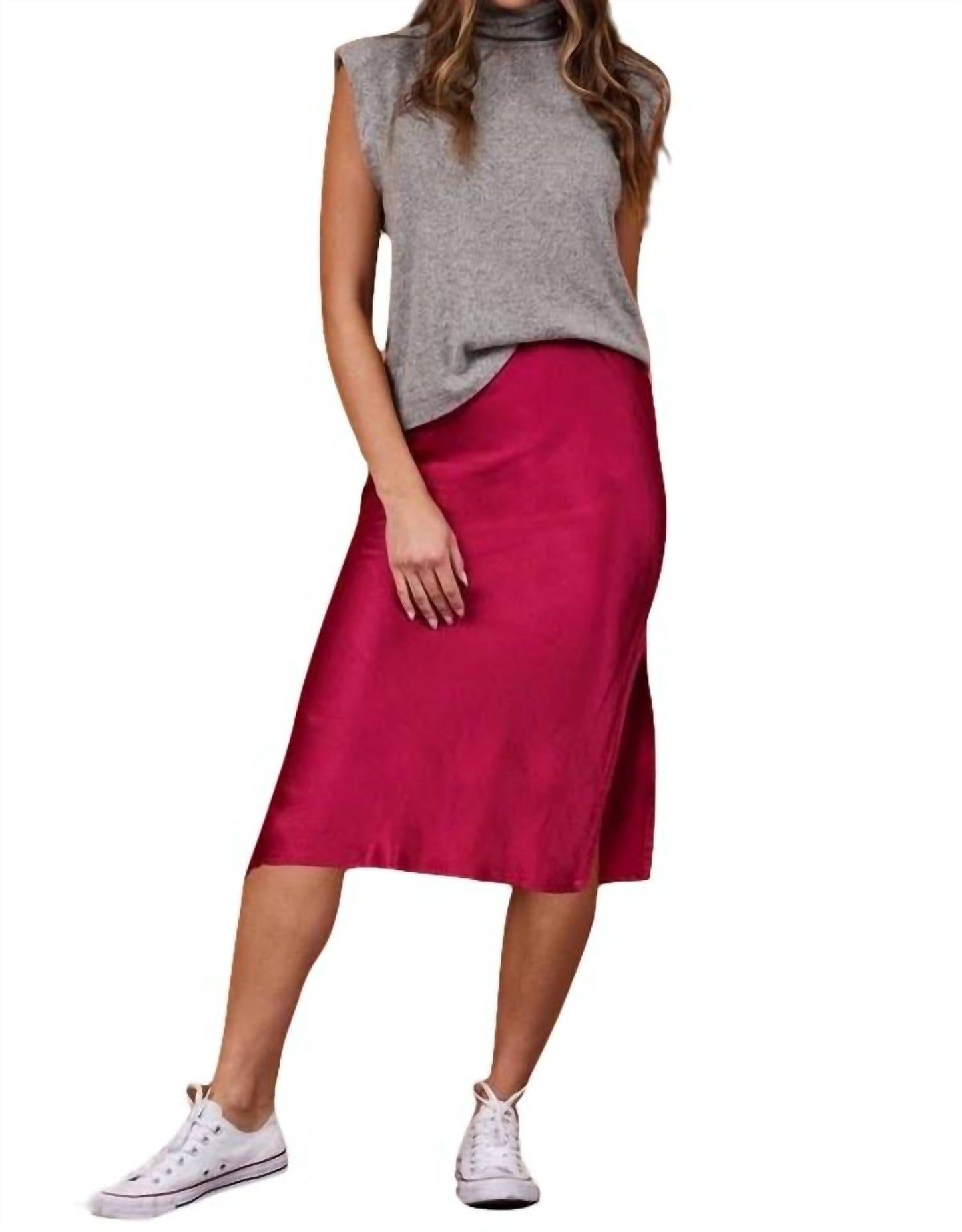 Lamade - DORIT SILKY SLIP SKIRT