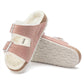 Birkenstock - Women's Arizona Shearling Suede Narrow Sandals