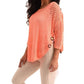 French Kyss - Aimee Wooden Button Poncho