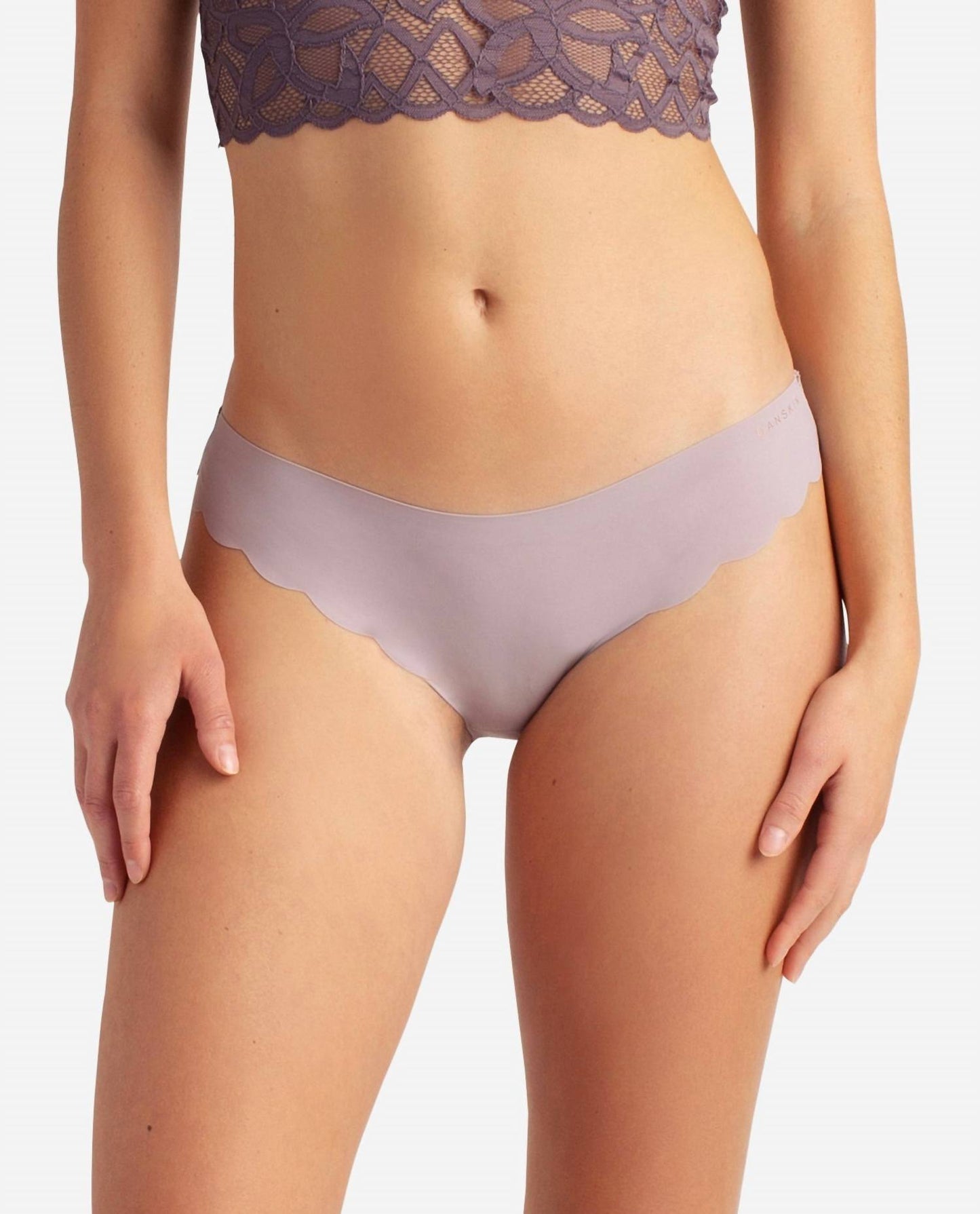 Danskin - Women's 5-pack Laser Bikini Underwear With Scallop Edge