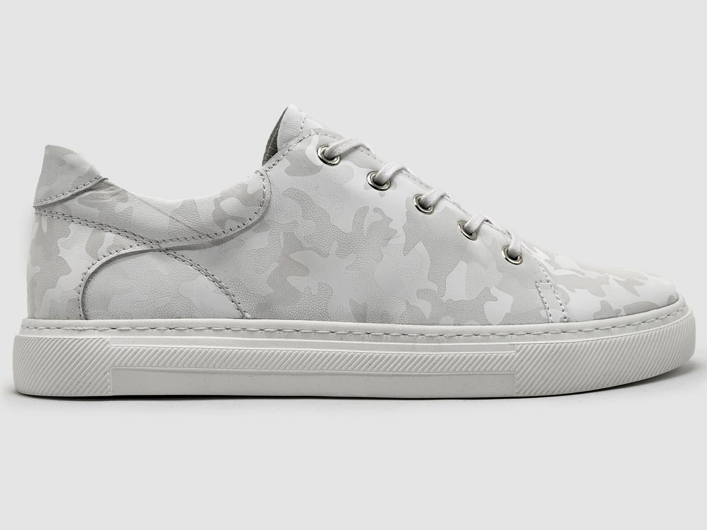 Kcr Group - Women's Classic Camo Leather Sneakers